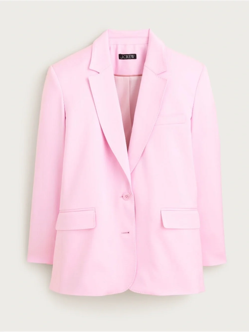 J. Crew Pastel Pink Oversized Blazer